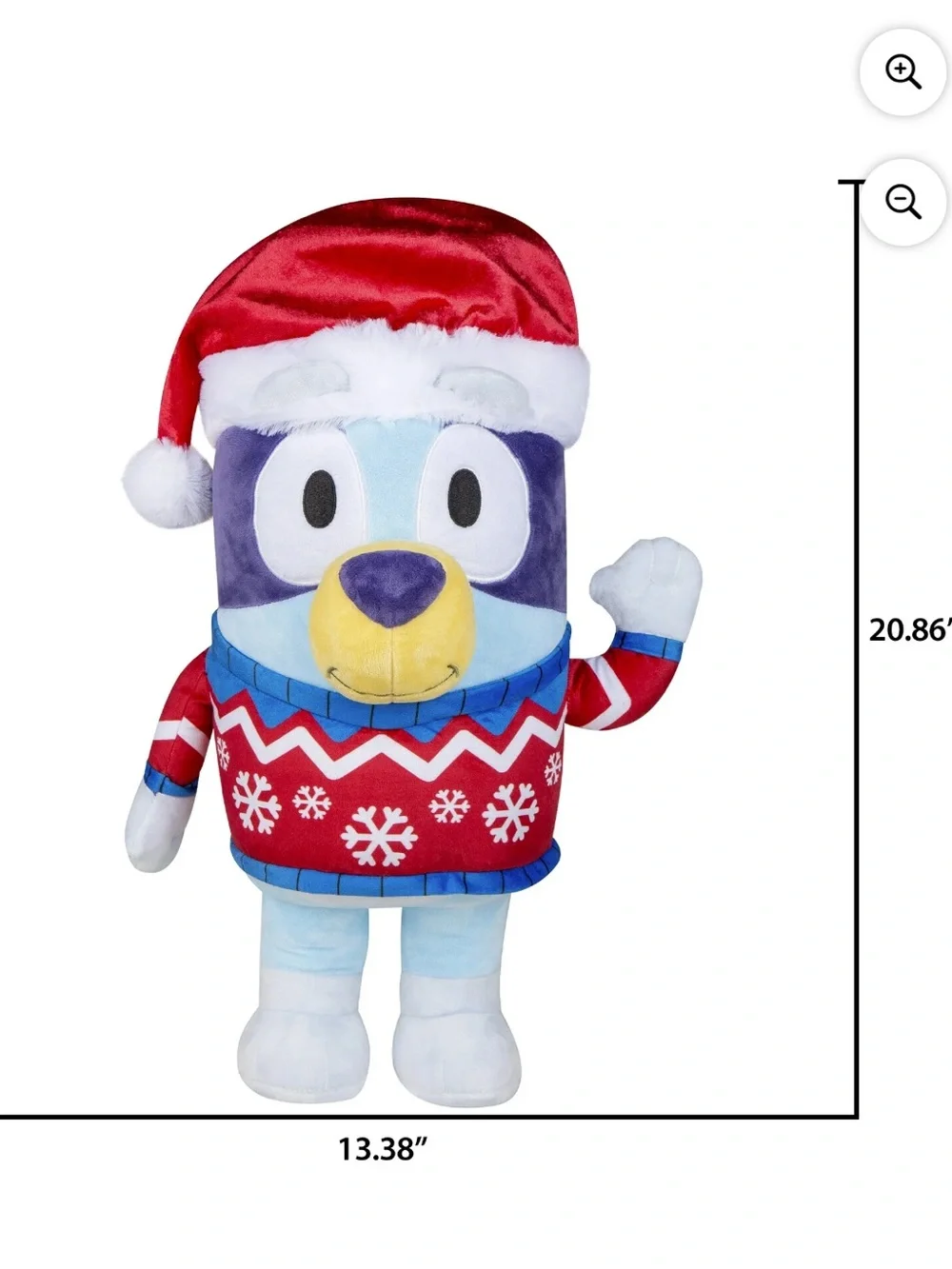 Bluey Holiday Plush (BIG!) 20” NWT